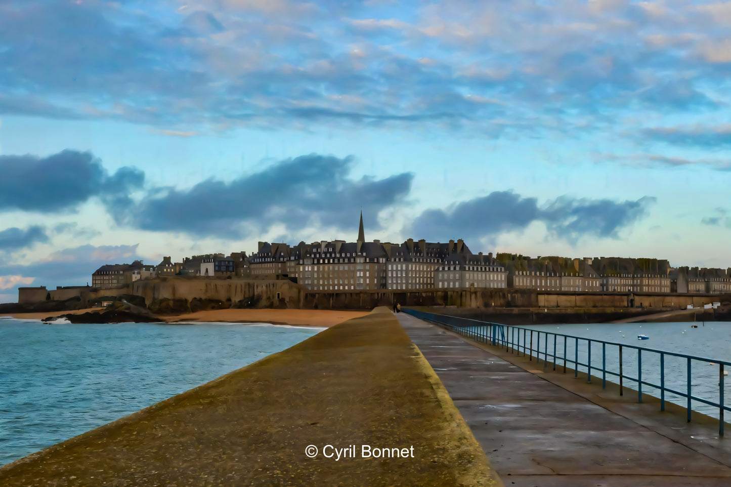 Les remparts de Saint Malo (encadrement)