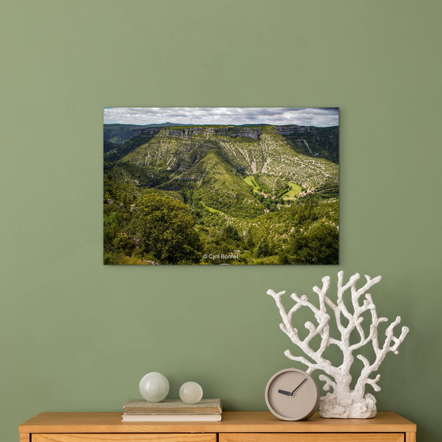 Contemplation du Cirque de Navacelles (alu dibond)